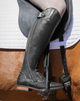 Long Riding Field Boots in Black
