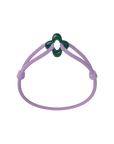 Green Clover Cord Bracelet