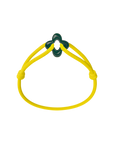 Green Clover Cord Bracelet