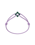 Mini Green Clover Cord Bracelet