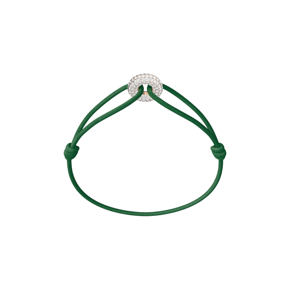 Mini Rose Soho Pavé Cord Bracelet
