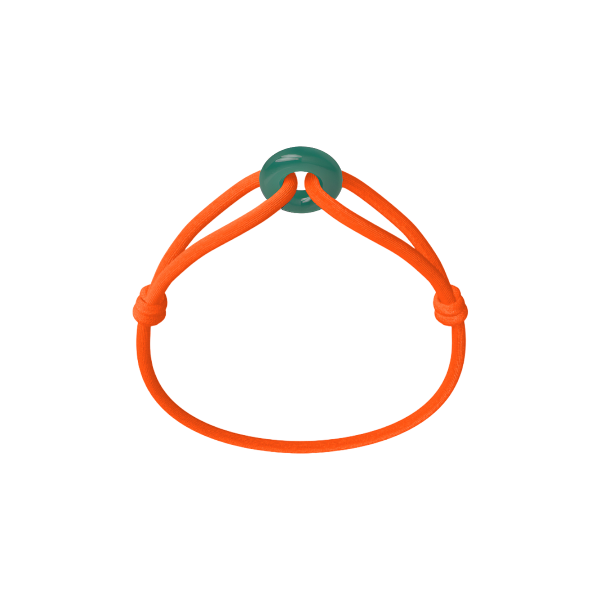 Green Soho Cord Bracelet