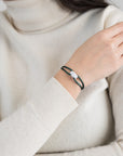 Snow Regent Cord Bracelet