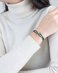 Silver Soho Cord Bracelet