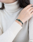 Green Soho Cord Bracelet