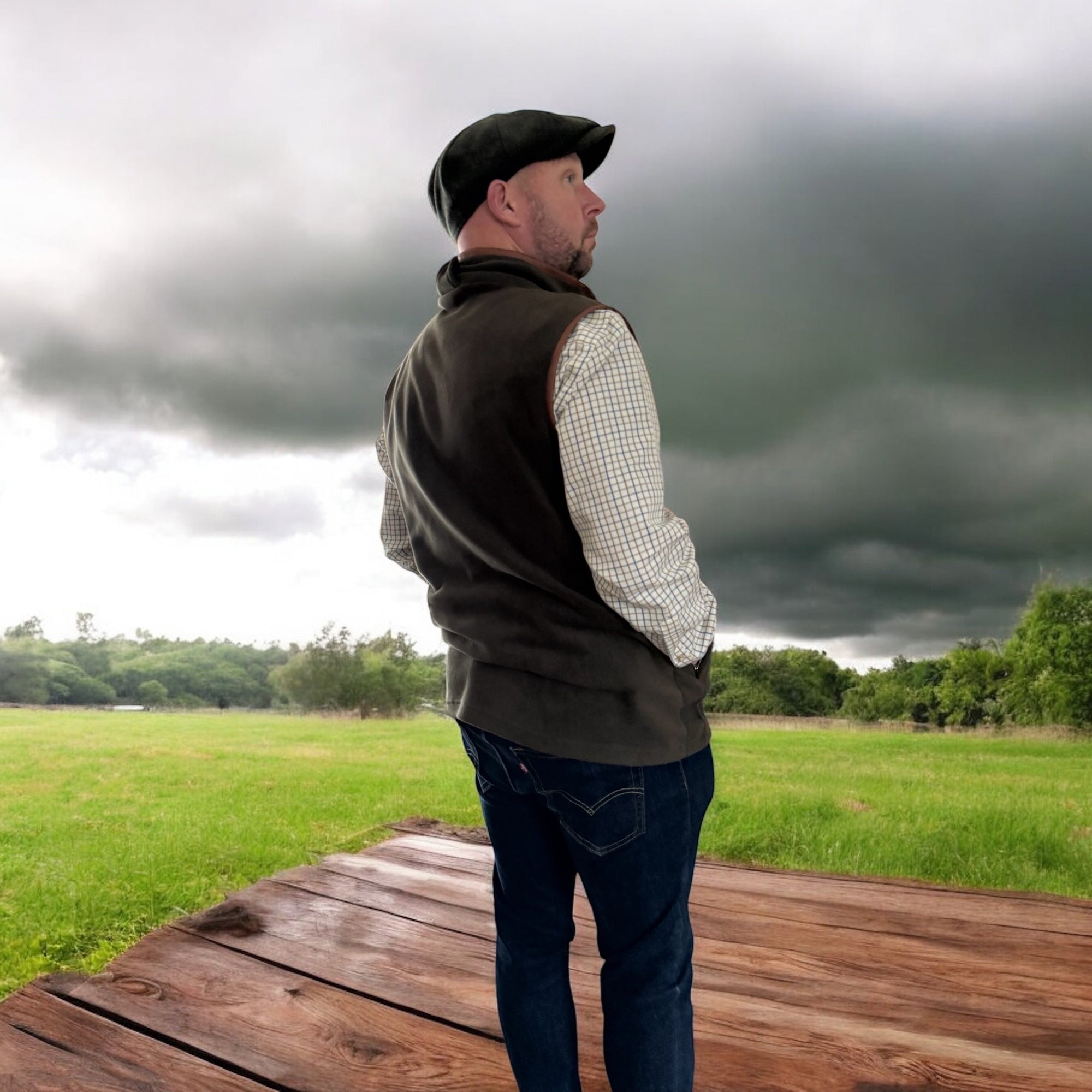 Olive Green Hunters Gilet