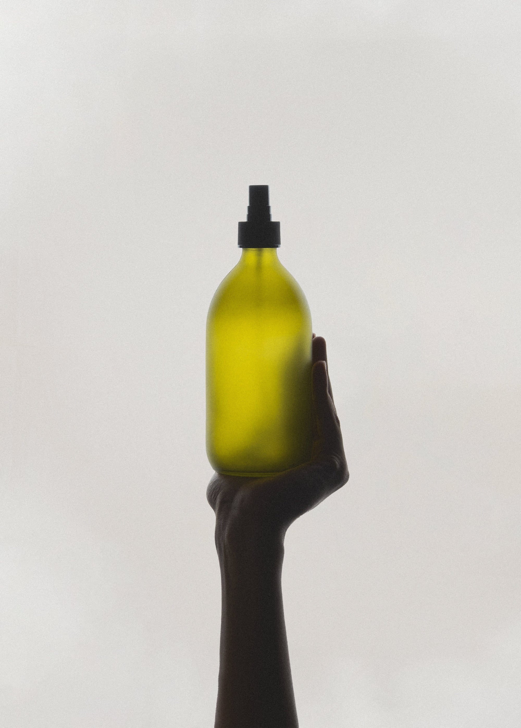 Green Glass Spray Atomiser Bottle