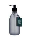 Grey Glass Soap Pump Dispenser