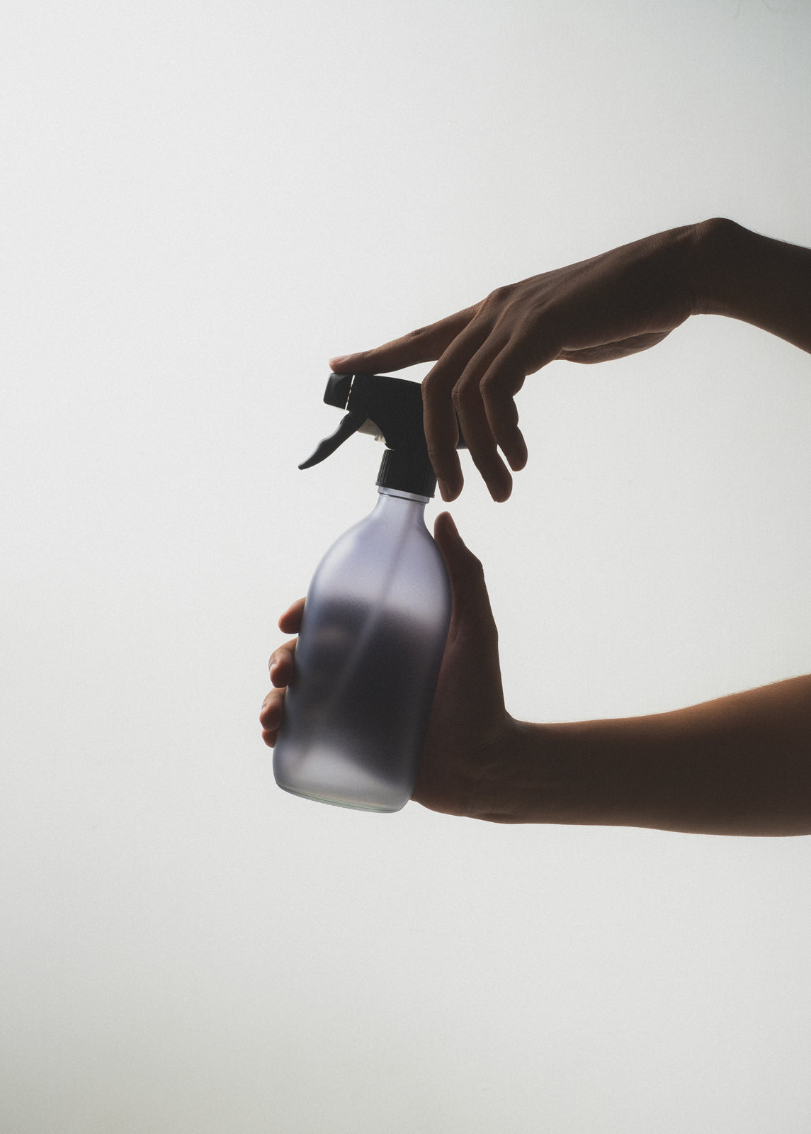 Frosted Grey Spray Bottle 500ml