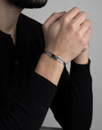 Carbon Regent Cord Bracelet