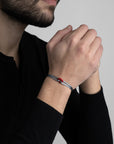 Coral Soho Cord Bracelet