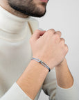 Silver Soho Cord Bracelet