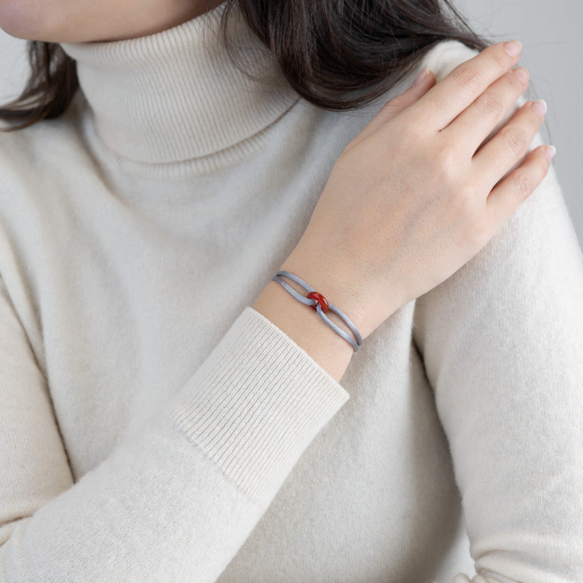 Red Soho Cord Bracelet