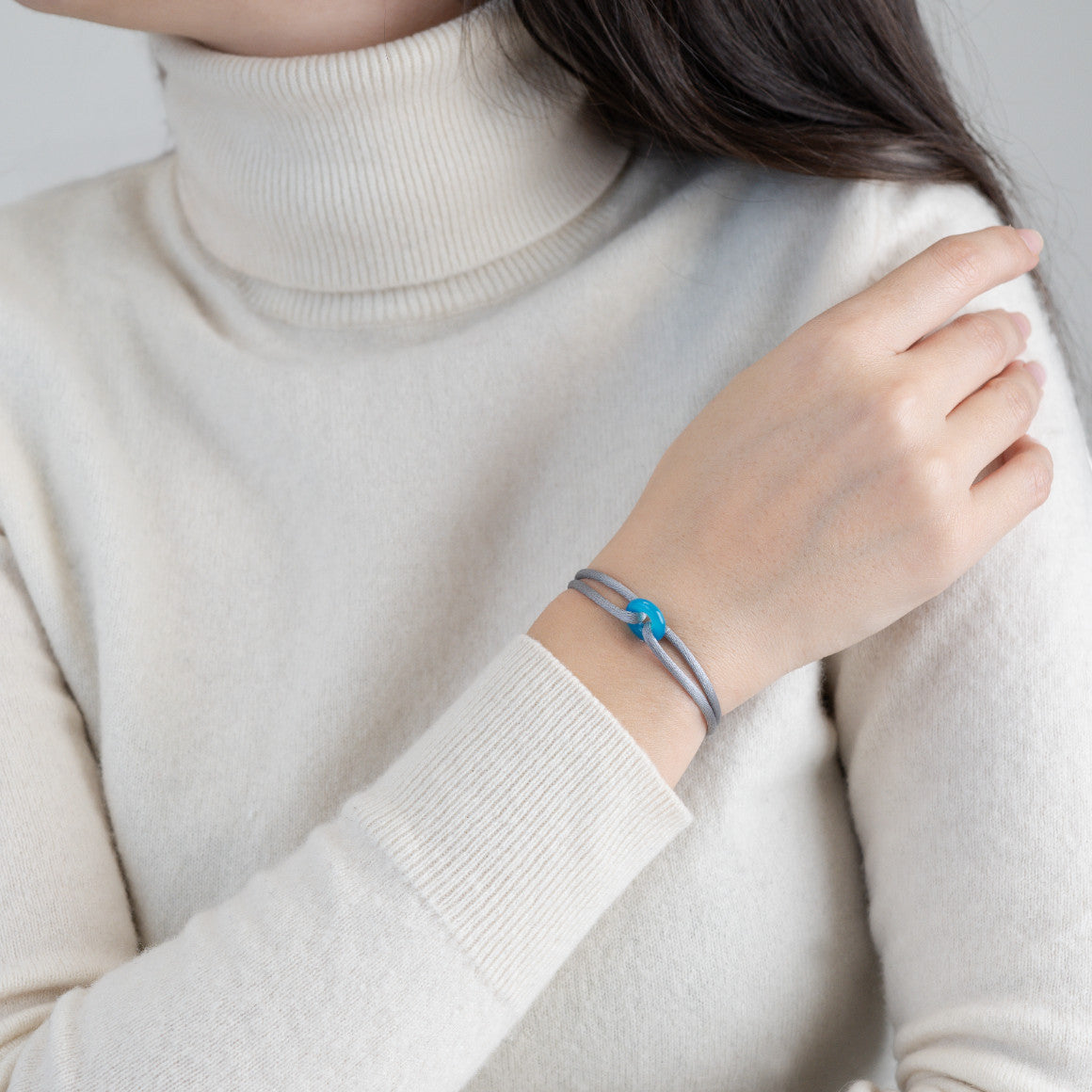 Blue Soho Cord Bracelet