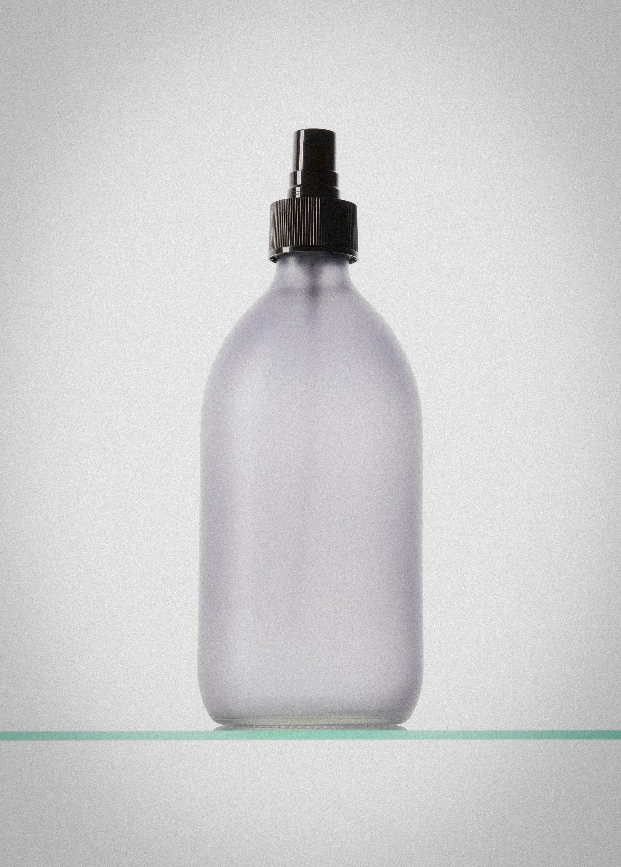 Grey Glass Atomiser Spray Bottle