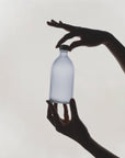 Frosted Grey Bottle and Metal Cap