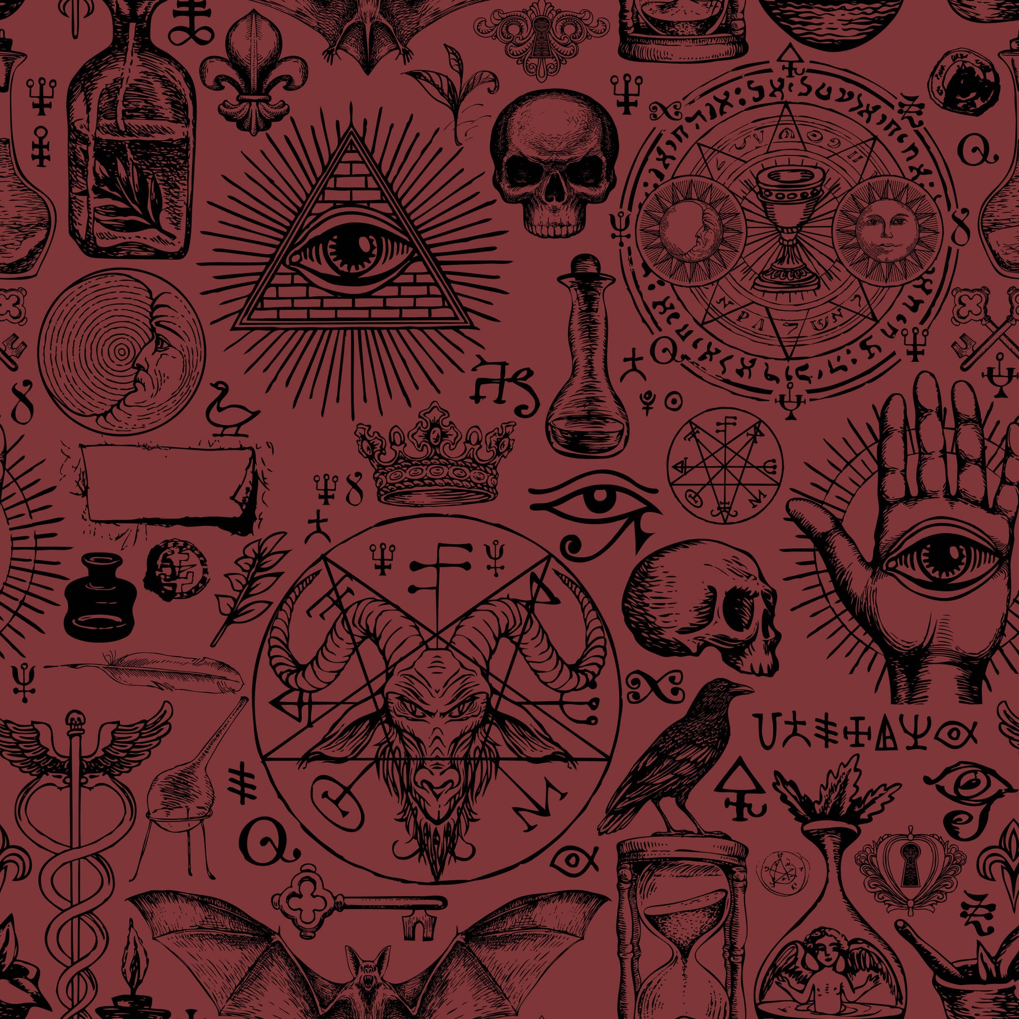 Diablo Gothic Occult Wallpaper