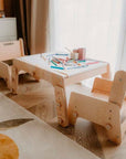wooden growing chair for kids Petinka