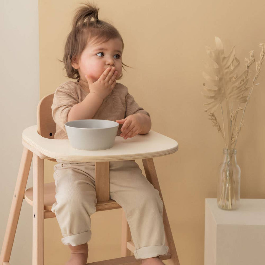 Premium Growing Green 3-in-1 Adjustable Highchair, Organic Cotton Cover, Sustainable Beechwood, Stylish Baby to Toddler Chair by Ella James at brixbailey.com