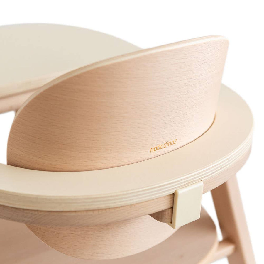 Premium Growing Green 3-in-1 High Chair by Nobodinoz, organic cotton cover, adjustable beechwood design, stylish baby to toddler chair by Ella James at brixbailey.com