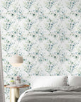 Watercolour Eucalyptus Leaf Wallpaper