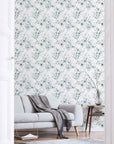 Watercolour Eucalyptus Leaf Wallpaper