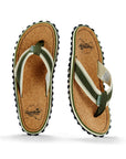 Khaki Flip Flops for Women