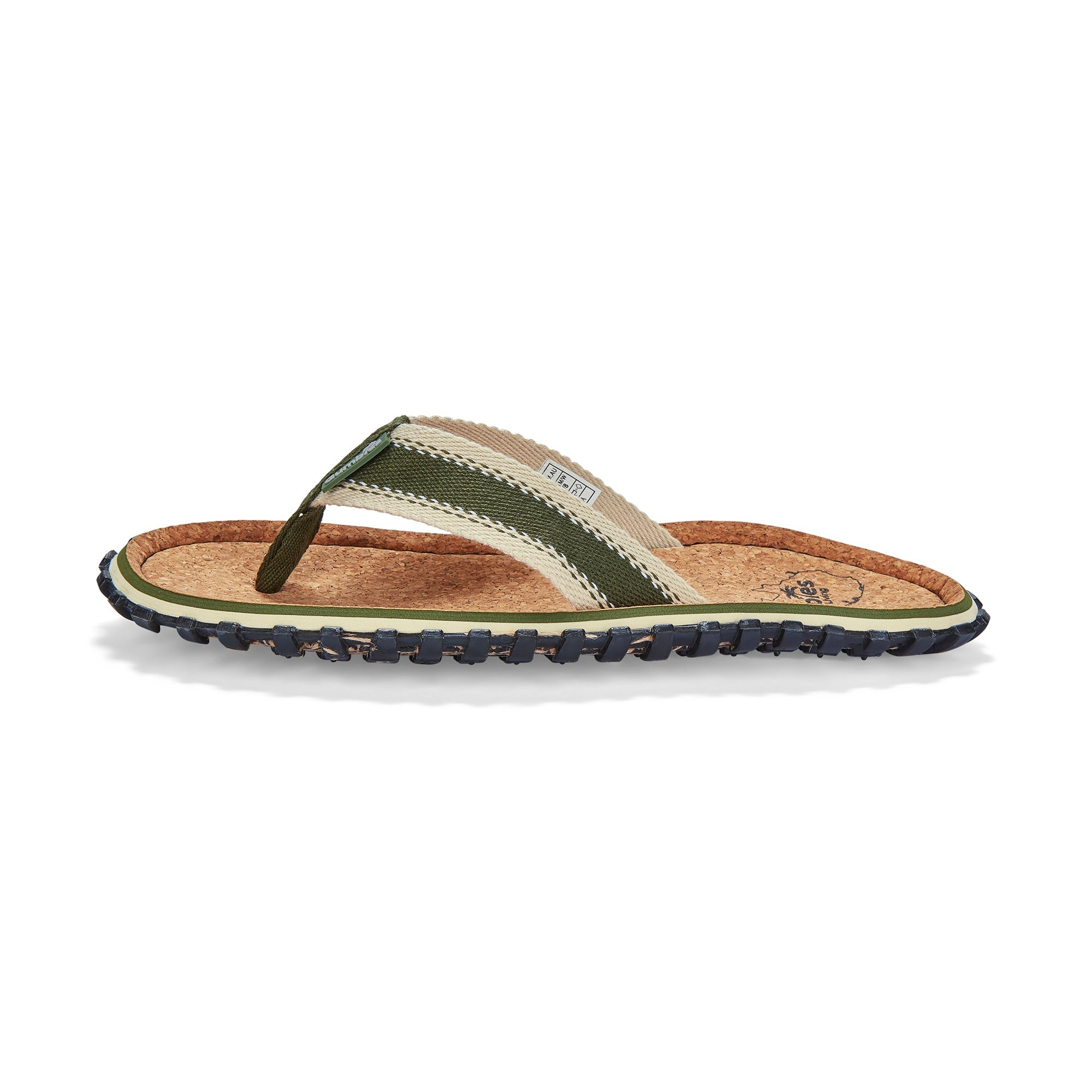 Khaki Flip Flops for Men