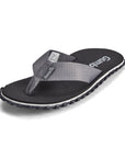 Duckbill Flip Flops Men's Black and Grey