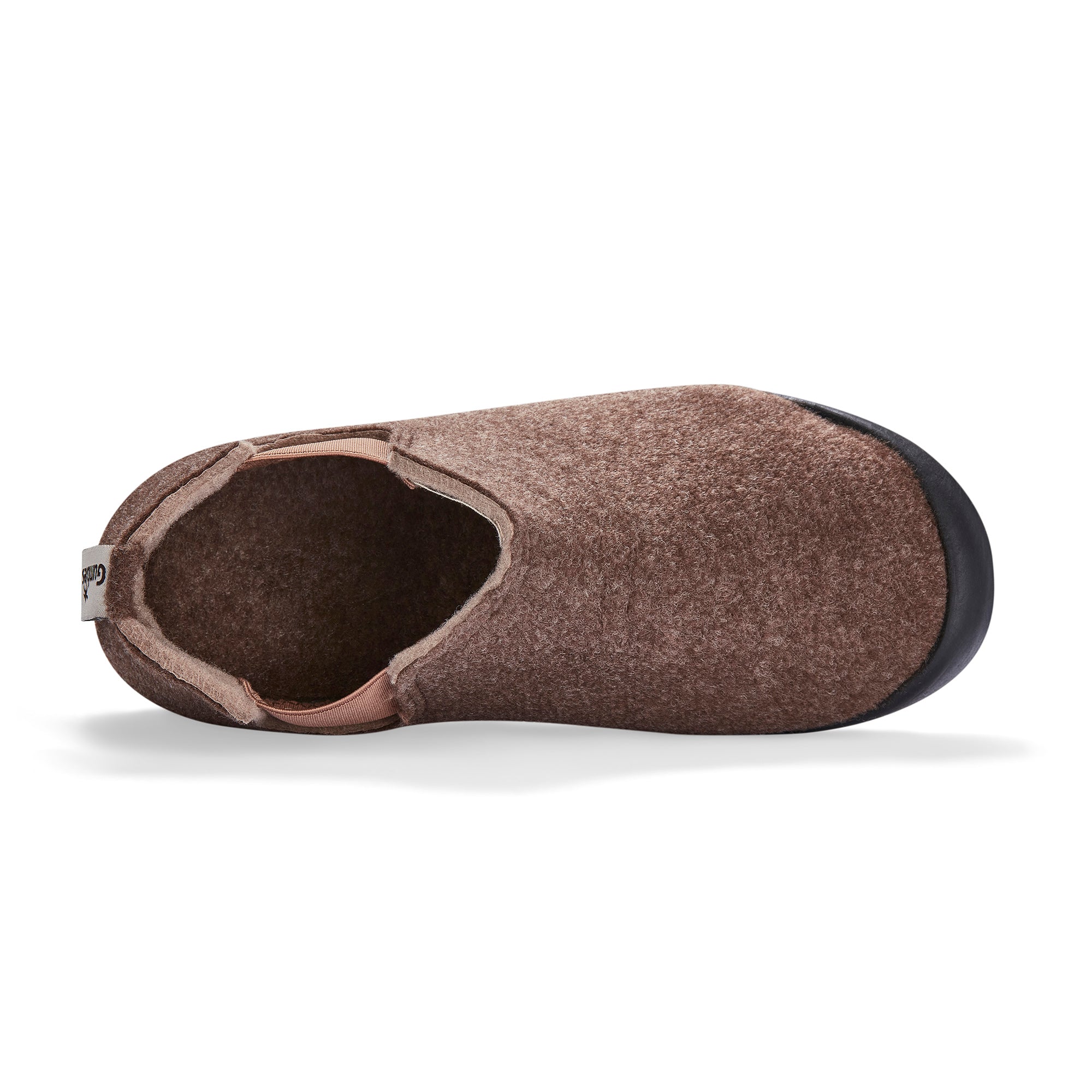 Women's Slipper Boot in Chocolate and Cream