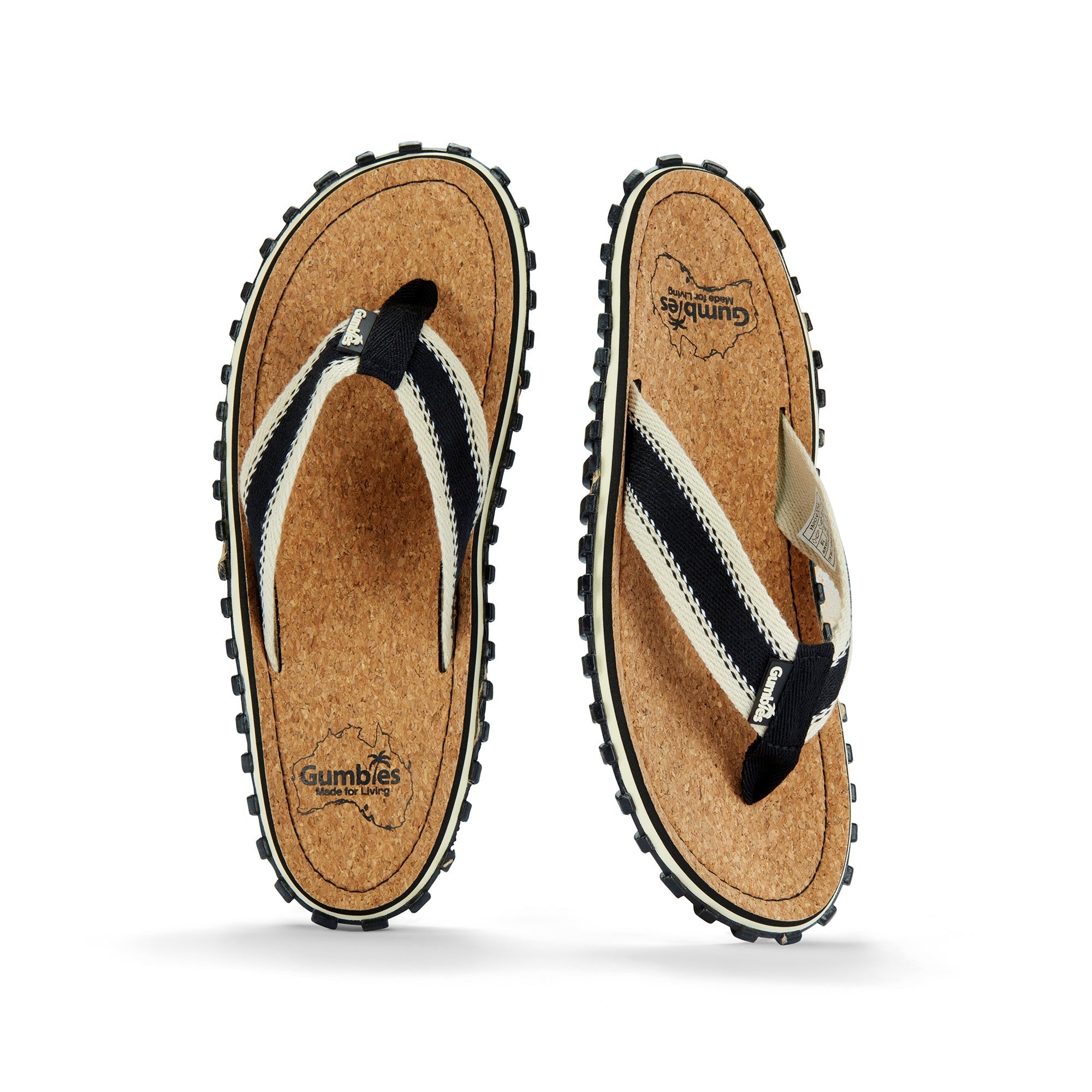 Corker Flip Flops Women's Black