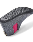 Brumby Women's Slipper Boot in Grey and Pink