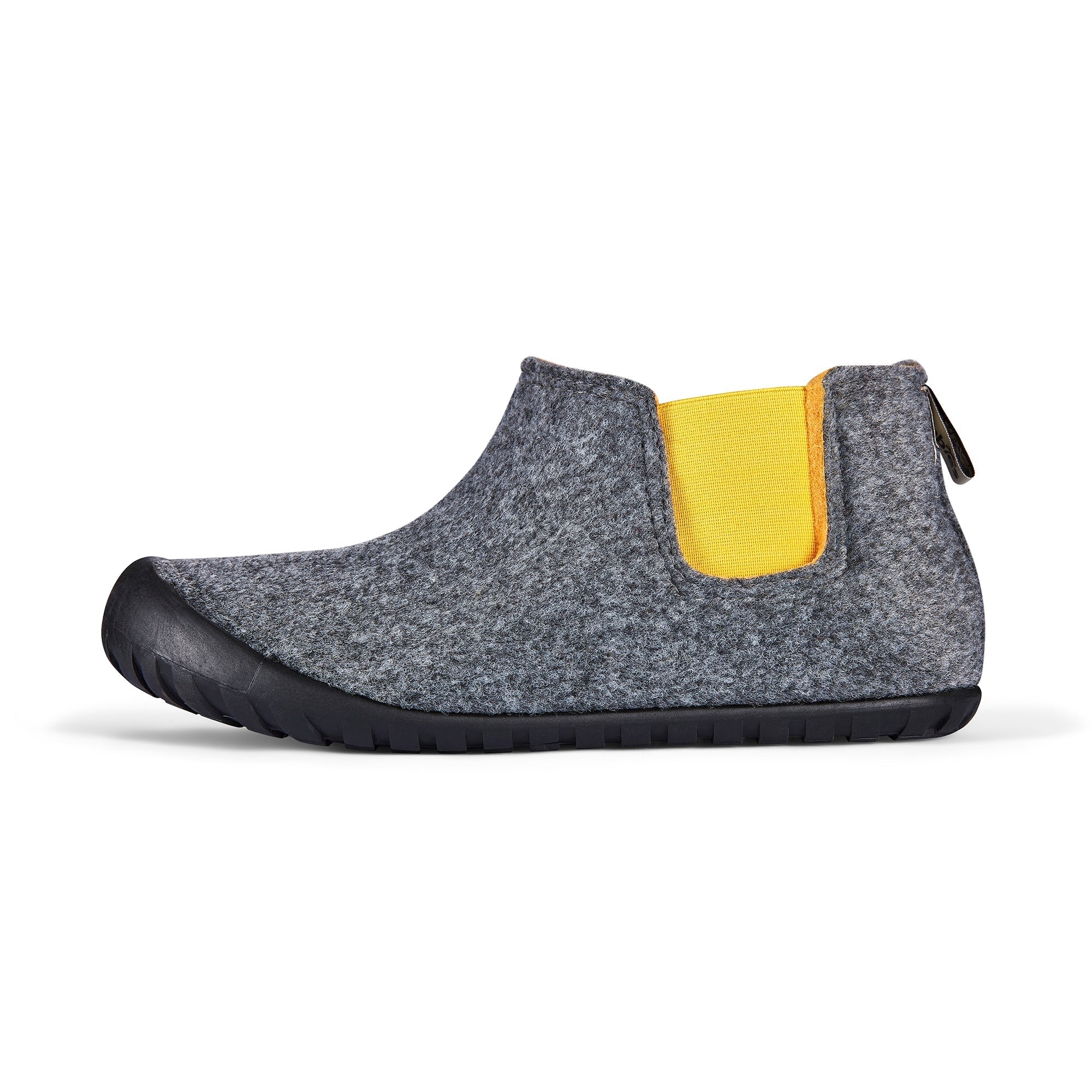 Brumby Women's Slipper Boot in Grey and Curry