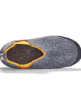 Slipper Boot in Grey and Curry
