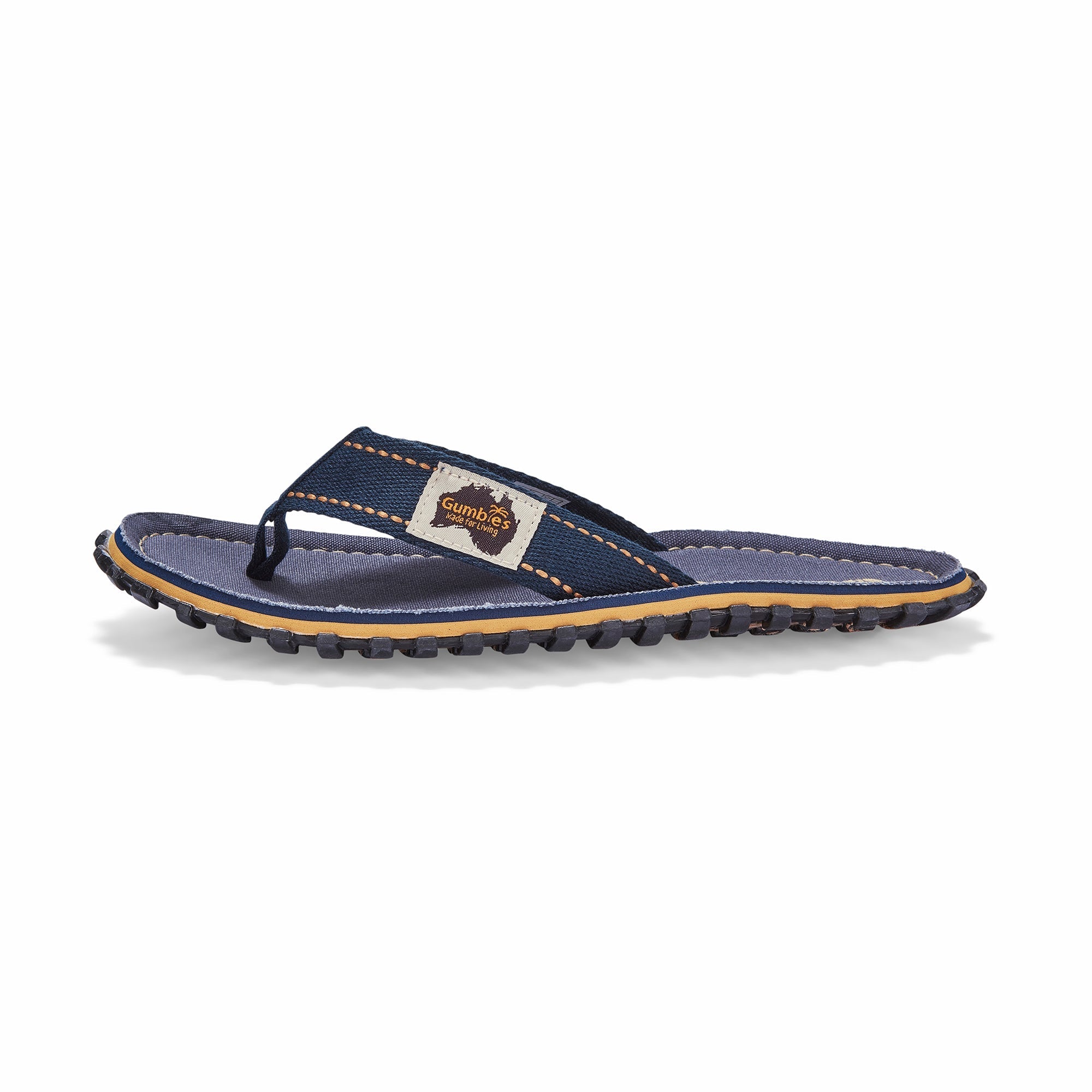 Classic Navy Flip Flops for Men