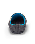Outback Women's Slipper in Charcoal and Turquoise