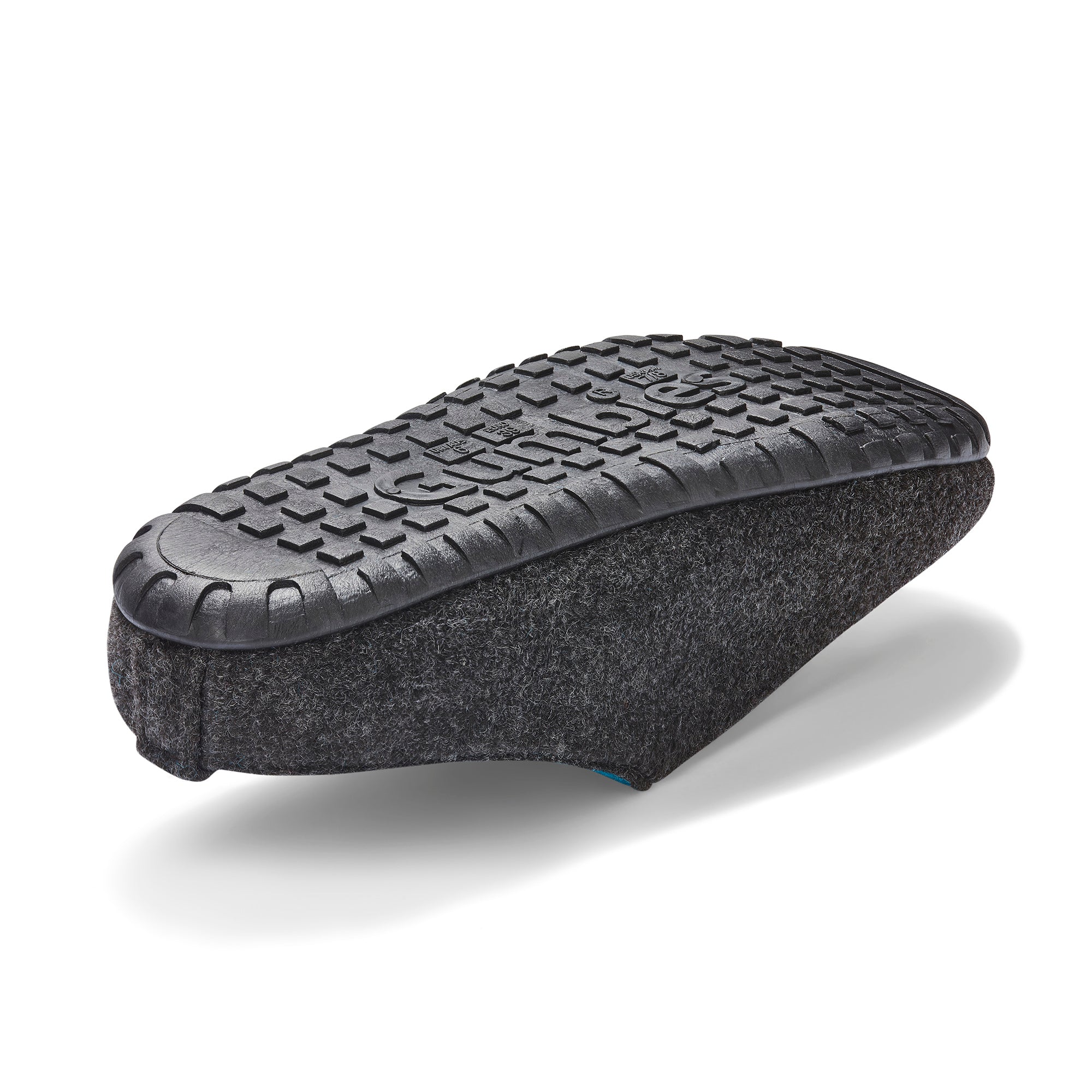 Outback Women's Slipper in Charcoal and Turquoise