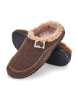 Ossa Low Women's Slipper in Chocolate and Cream