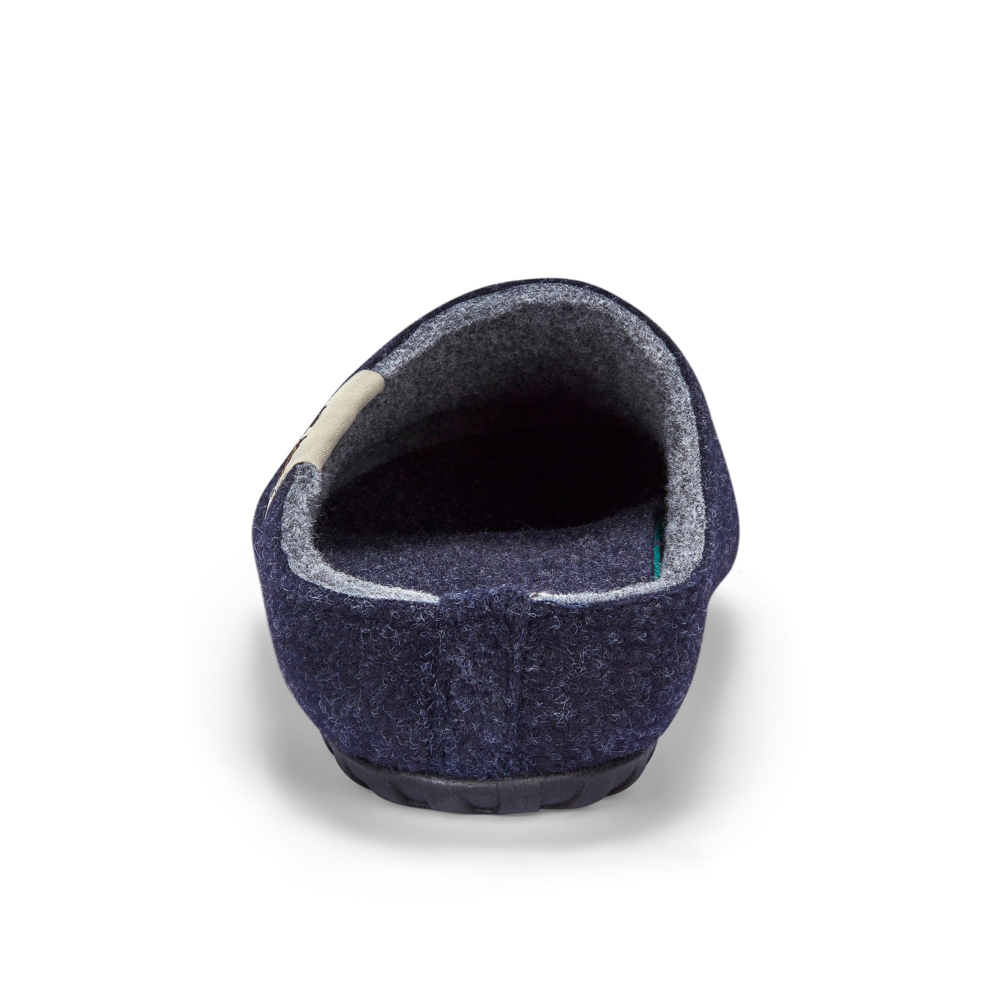 Outback Men's Slipper in Navy and Grey