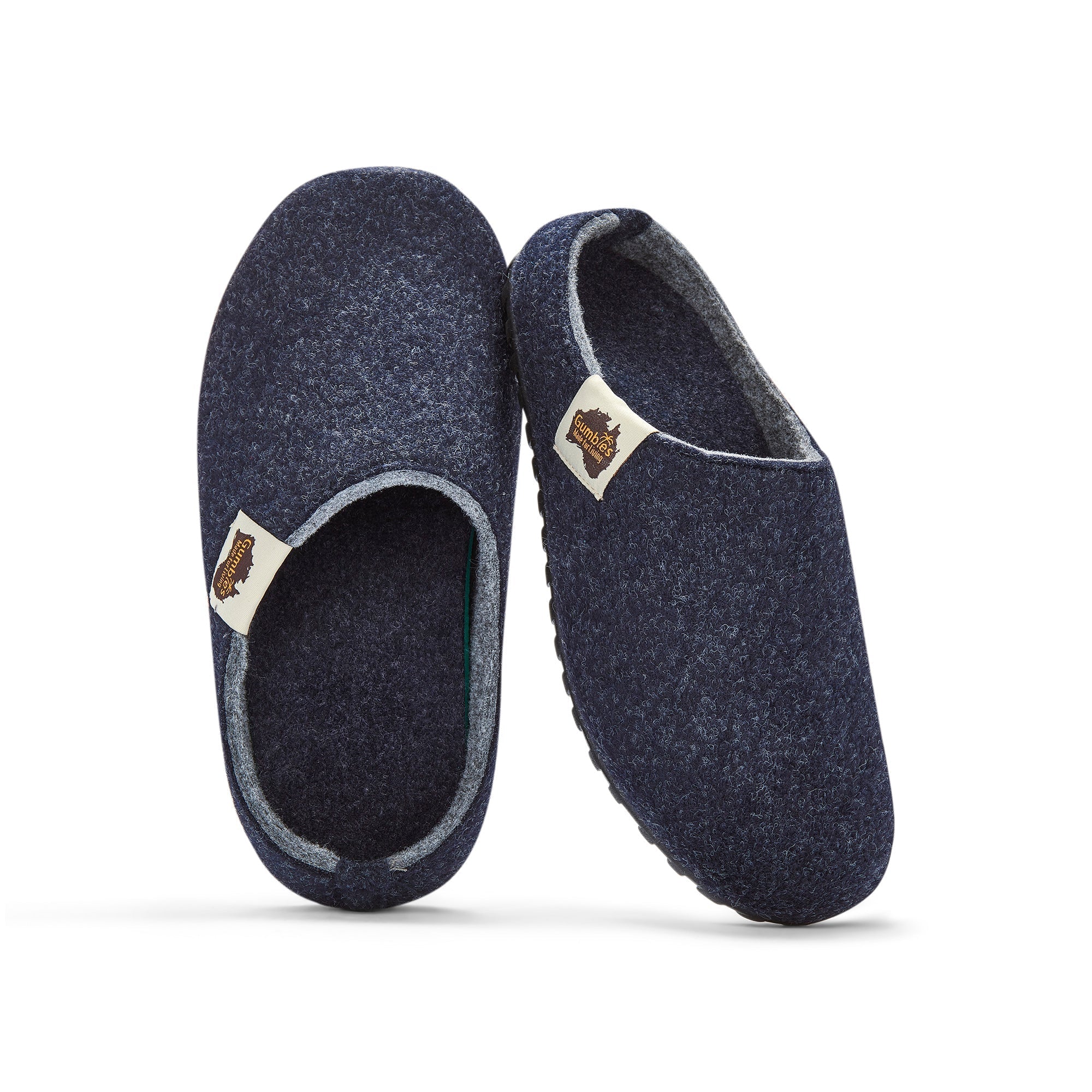 Outback Men's Slipper in Navy and Grey