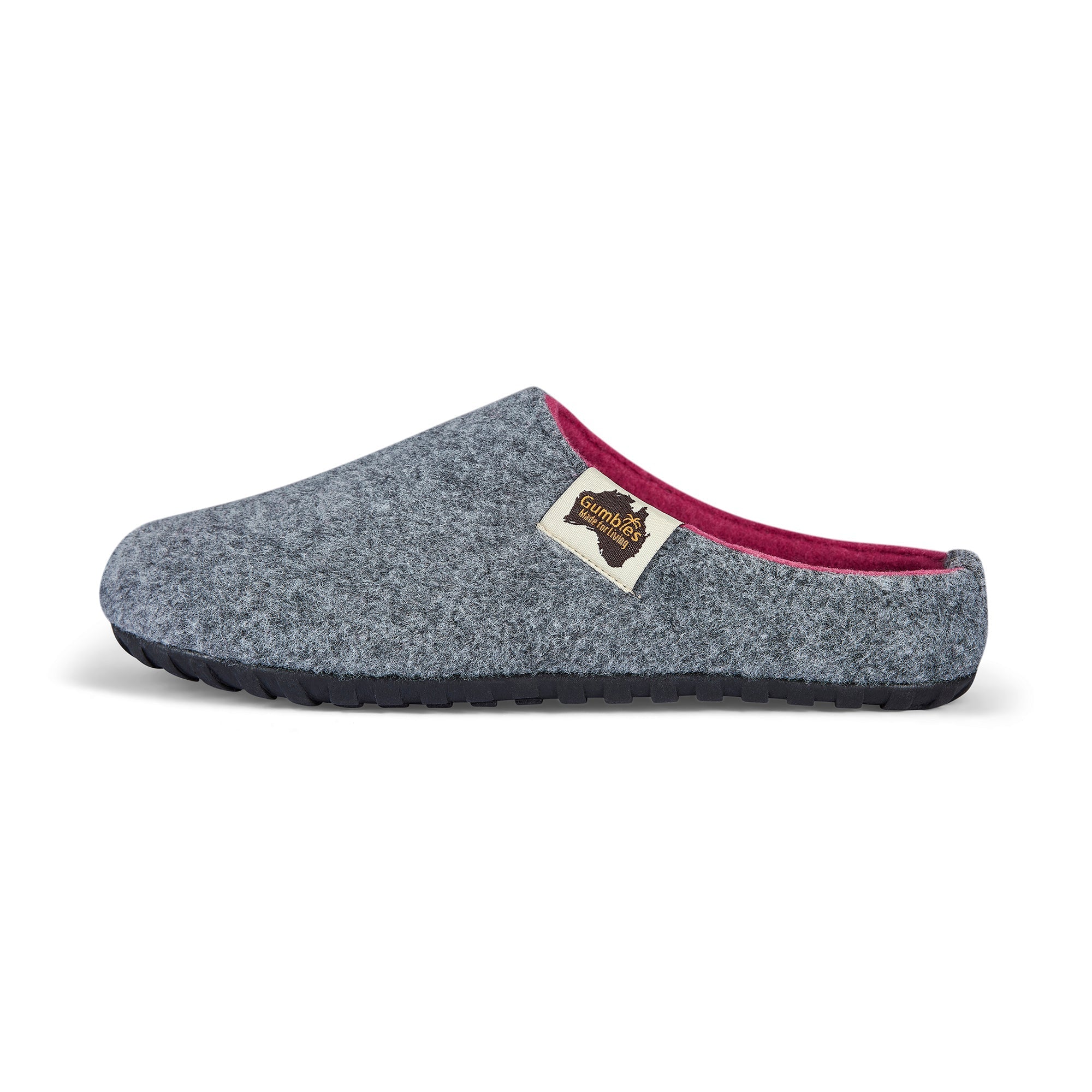 Outback Women's Slipper in Grey and Pink