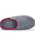 Outback Women's Slipper in Grey and Pink