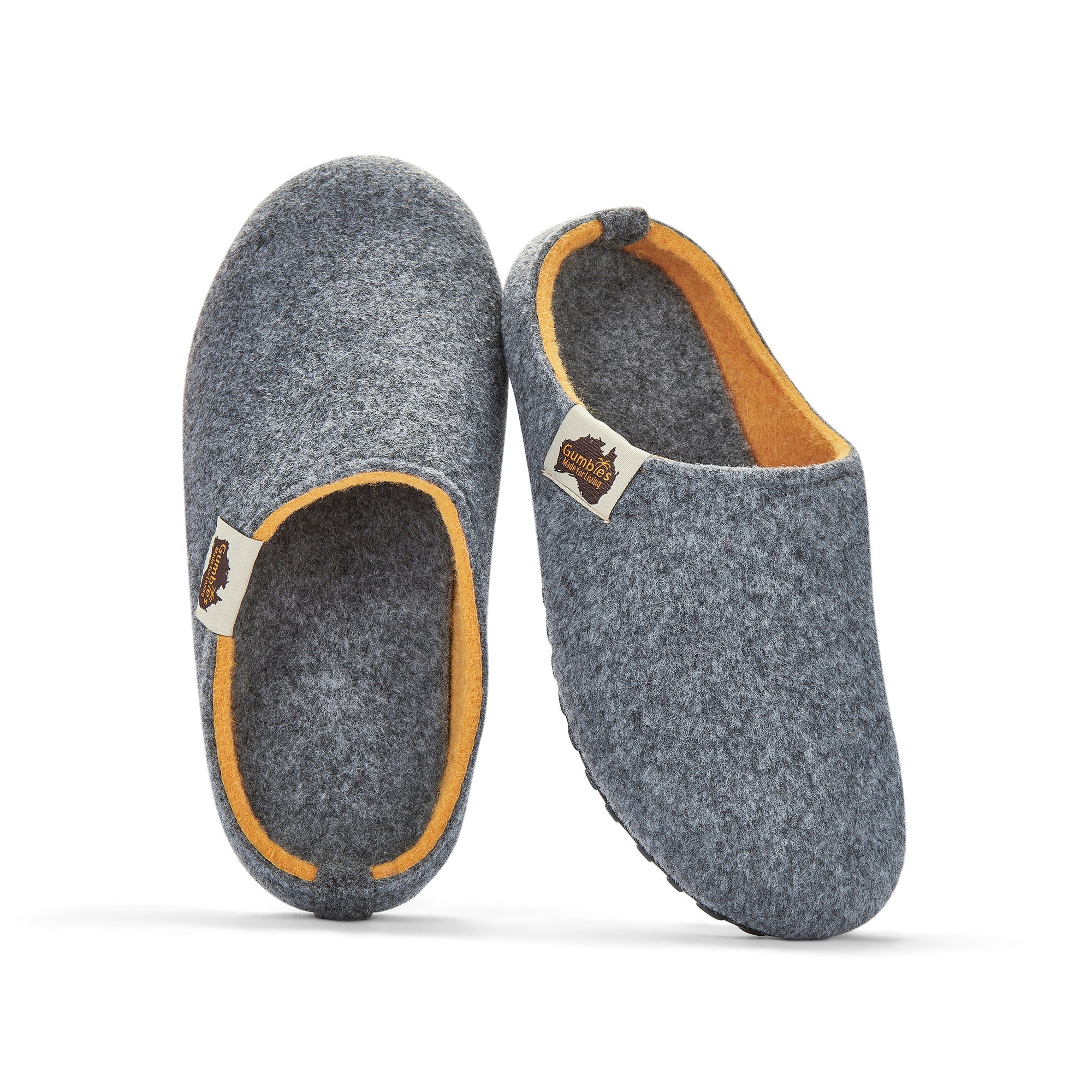 Outback Women's Slipper in Grey and Curry