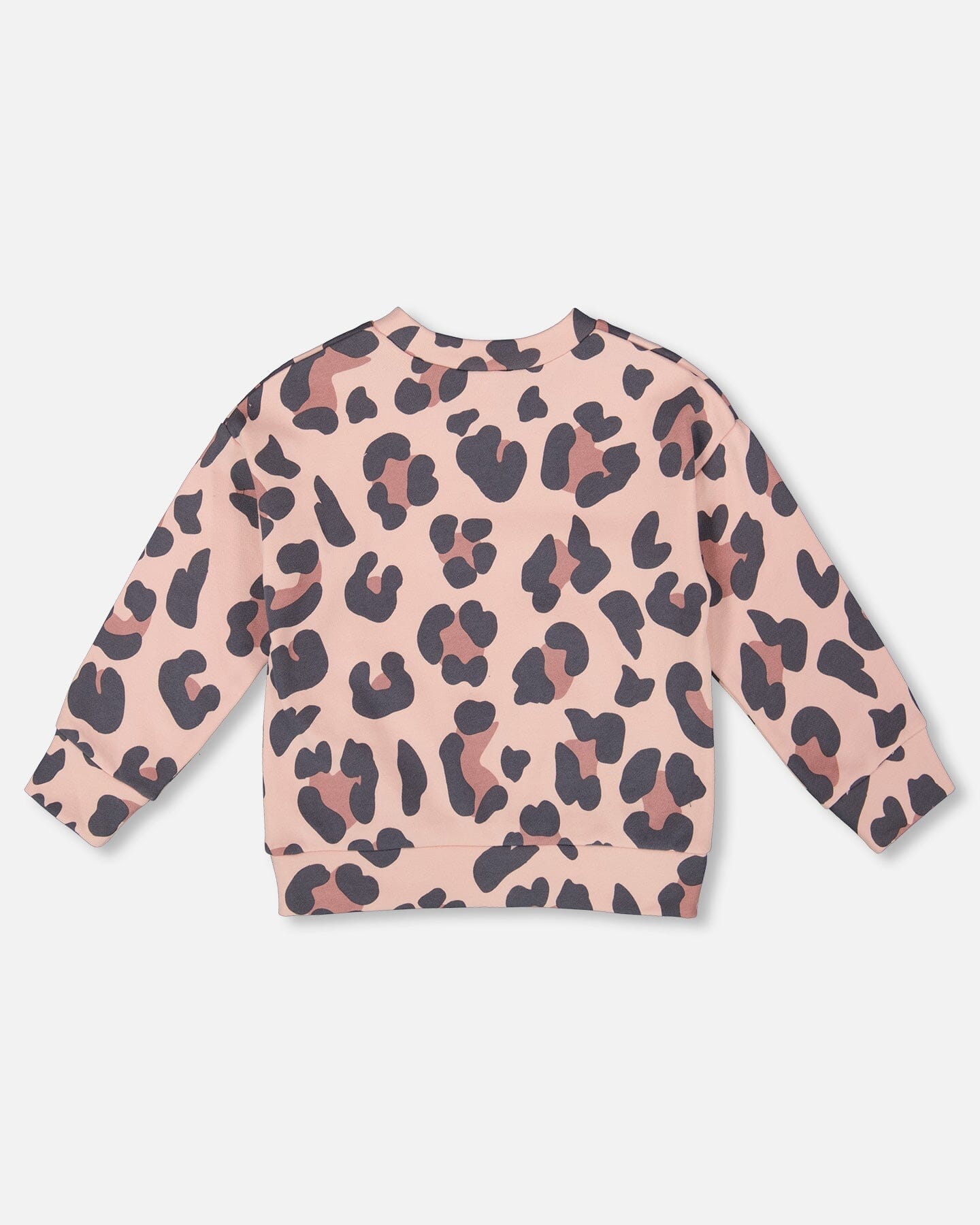 Pink Leopard French Terry Sweatshirt