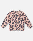 Pink Leopard French Terry Sweatshirt