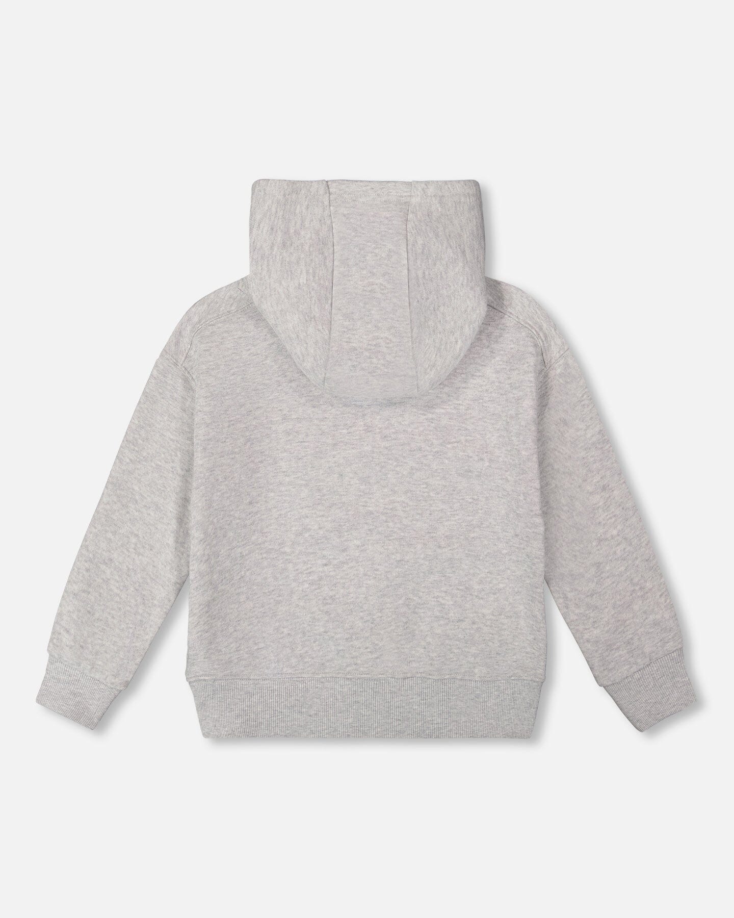Light Heather Gray Pullover Fleece Hoodie