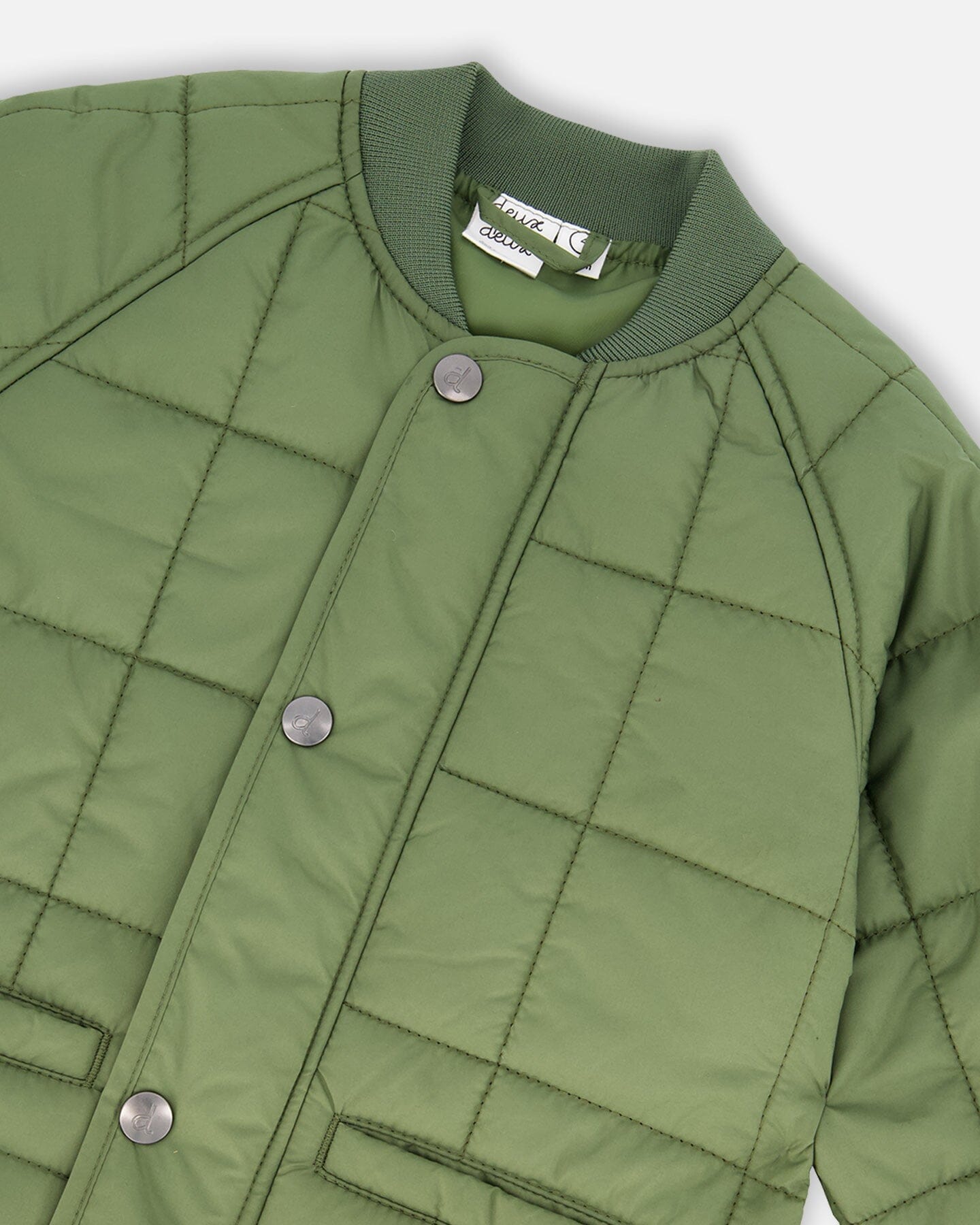 Quilted Mid Season Jacket in Khaki