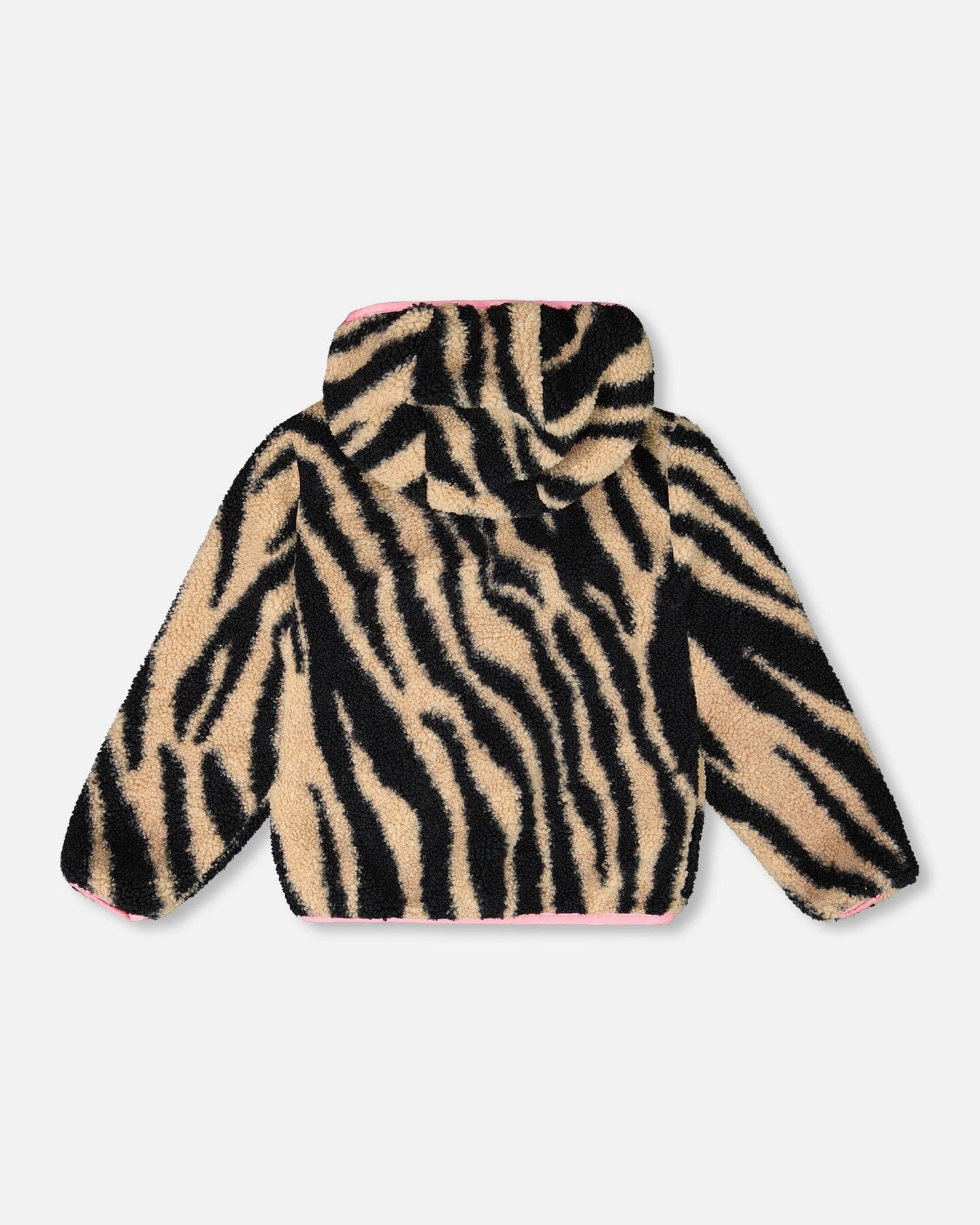 Reversible Mid Season Sherpa Jacket in Zebra