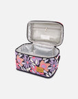 Lunch Box Black Retro Flower Print-2