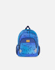 Little Kids Backpack Blue Gradient Dinosaur Print-0